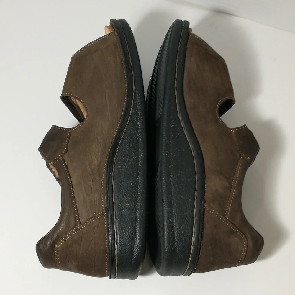 LIKE NEW Finn Comfort Men’s Prevention Line Nubuck Sandal, Euro‎ 41, US 8, Brown